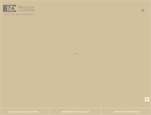 Tablet Screenshot of mcleanpartners.com